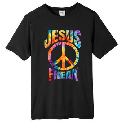 Jesus Freak Christian Retro Lettering Tall Fusion ChromaSoft Performance T-Shirt