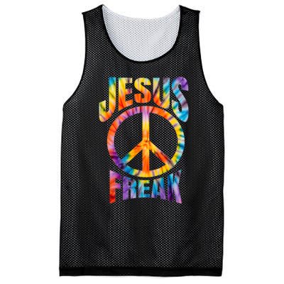 Jesus Freak Christian Retro Lettering Mesh Reversible Basketball Jersey Tank