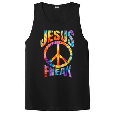 Jesus Freak Christian Retro Lettering PosiCharge Competitor Tank