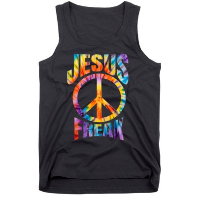 Jesus Freak Christian Retro Lettering Tank Top