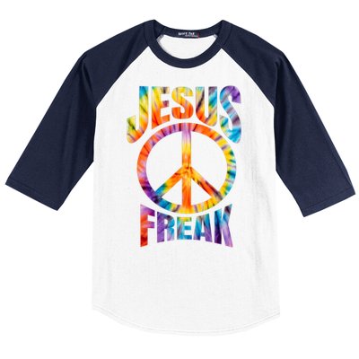 Jesus Freak Christian Retro Lettering Baseball Sleeve Shirt