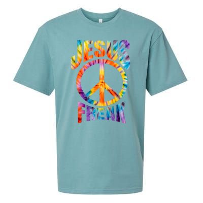 Jesus Freak Christian Retro Lettering Sueded Cloud Jersey T-Shirt