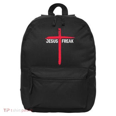 Jesus Freak Christian Religious Faith Cross 16 in Basic Backpack