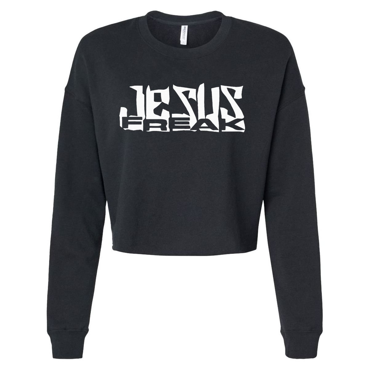 Jesus Freak Christmas Christian Cropped Pullover Crew