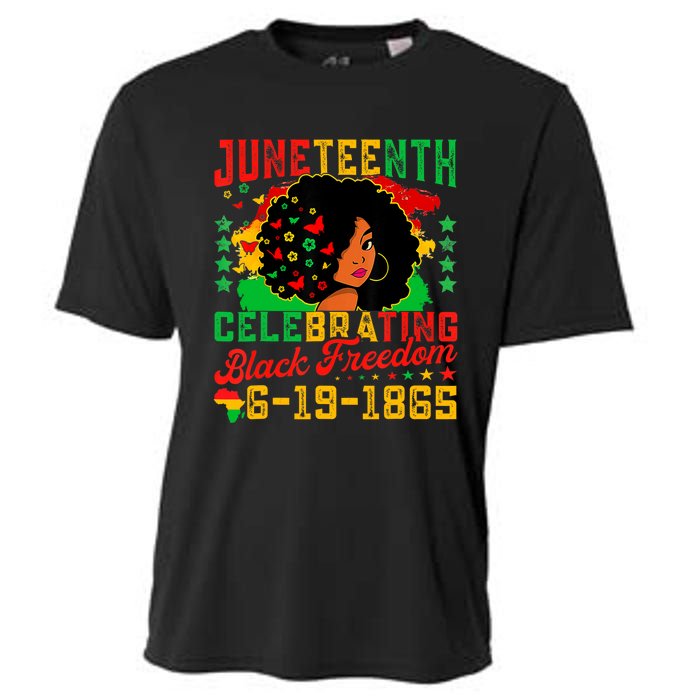 Juneteenth Flag Celebrating Black Freedom Juneteenth 1865 Cooling Performance Crew T-Shirt