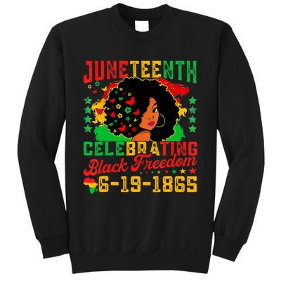 Juneteenth Flag Celebrating Black Freedom Juneteenth 1865 Sweatshirt