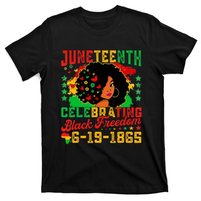 Juneteenth Flag Celebrating Black Freedom Juneteenth 1865 T-Shirt