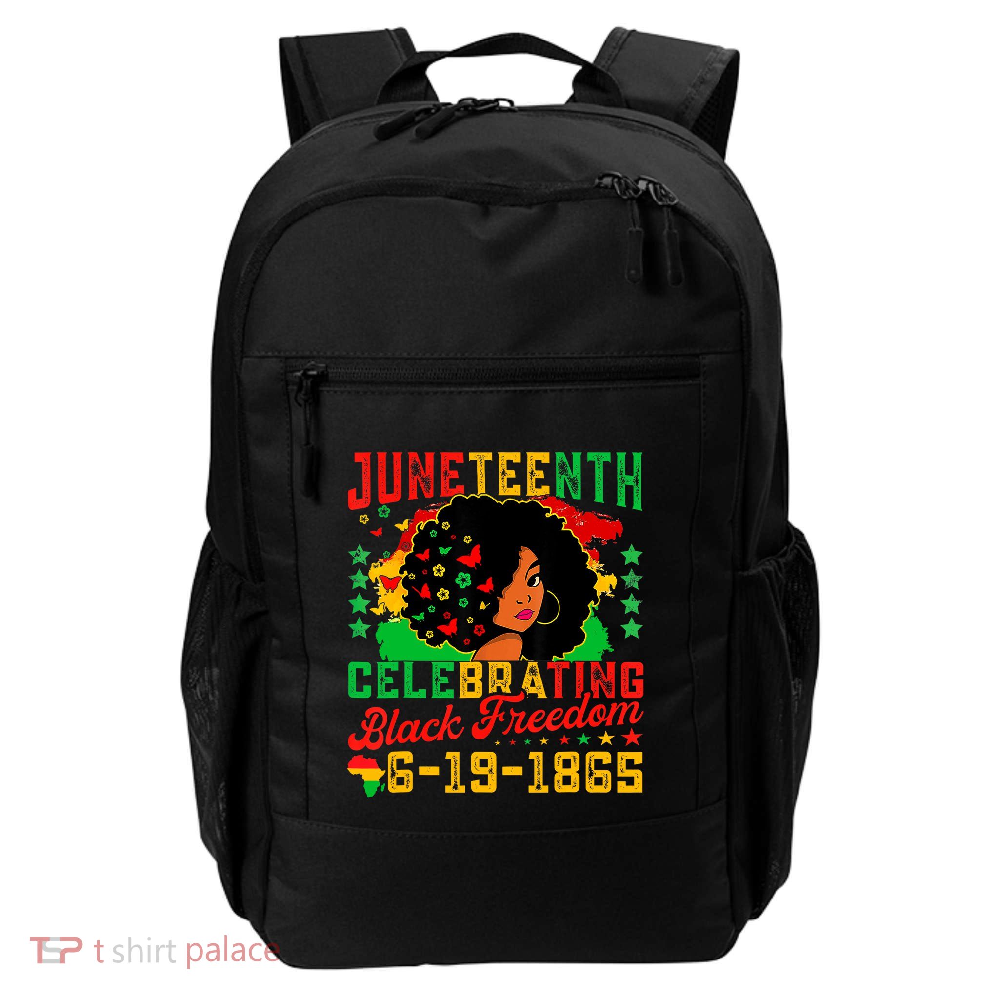 Juneteenth Flag Celebrating Black Freedom Juneteenth 1865 Daily Commute Backpack