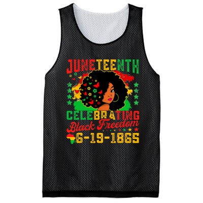 Juneteenth Flag Celebrating Black Freedom Juneteenth 1865 Mesh Reversible Basketball Jersey Tank