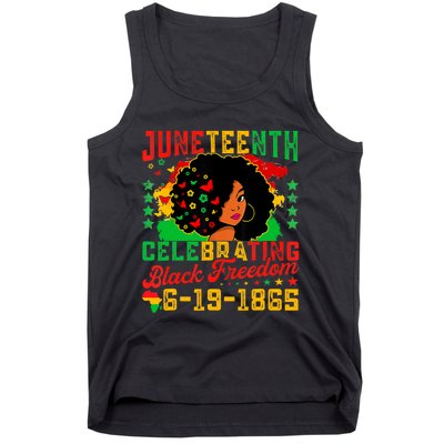 Juneteenth Flag Celebrating Black Freedom Juneteenth 1865 Tank Top