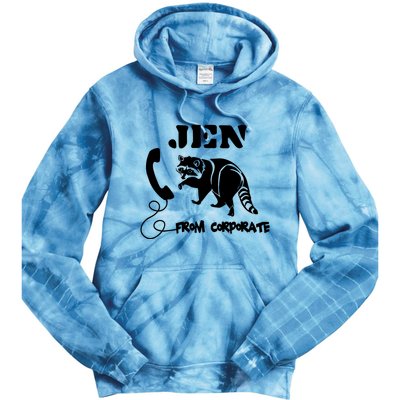 Jen From Corporate Tie Dye Hoodie