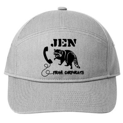 Jen From Corporate 7-Panel Snapback Hat