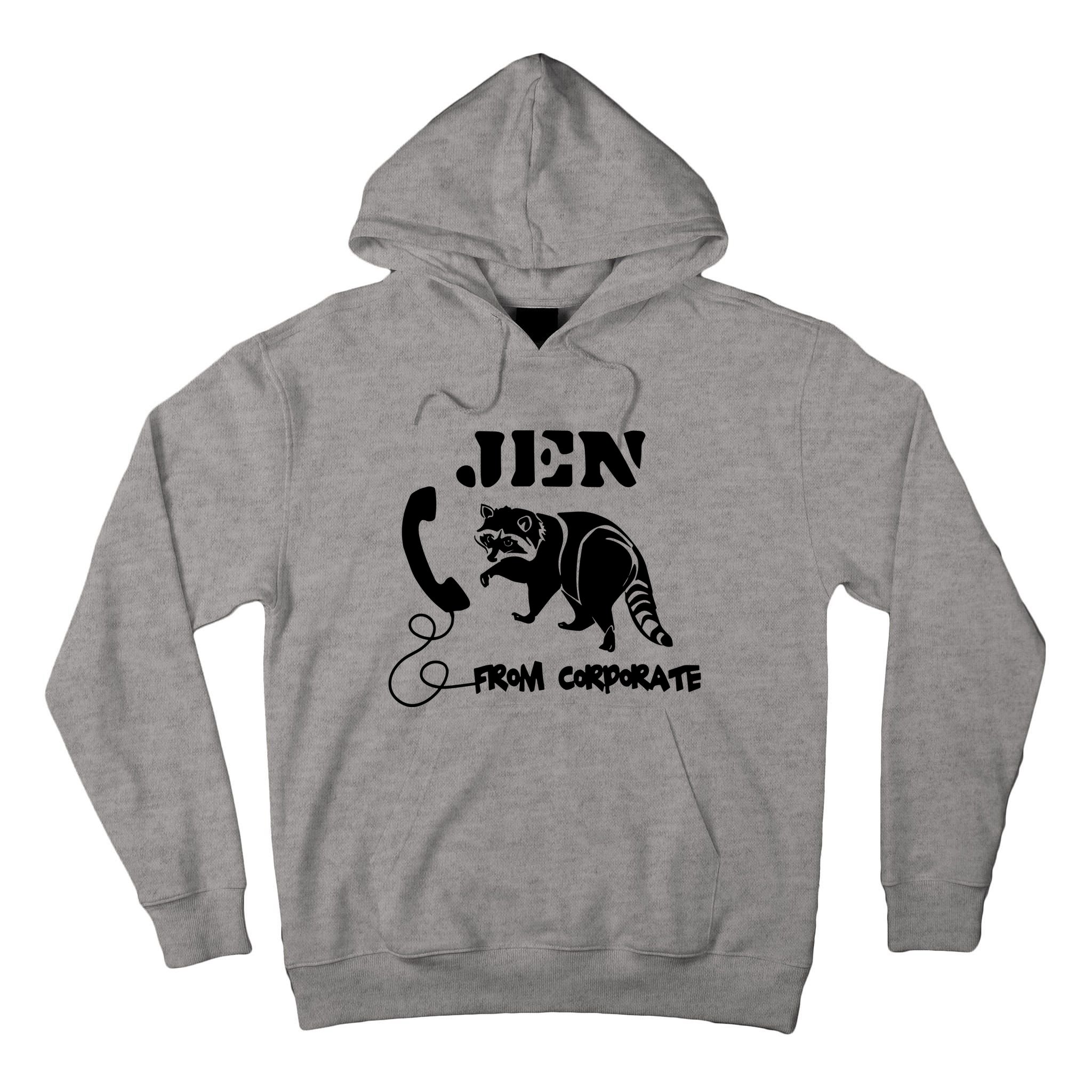 Jen From Corporate Tall Hoodie