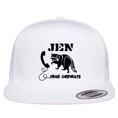 Jen From Corporate Flatbill Hat