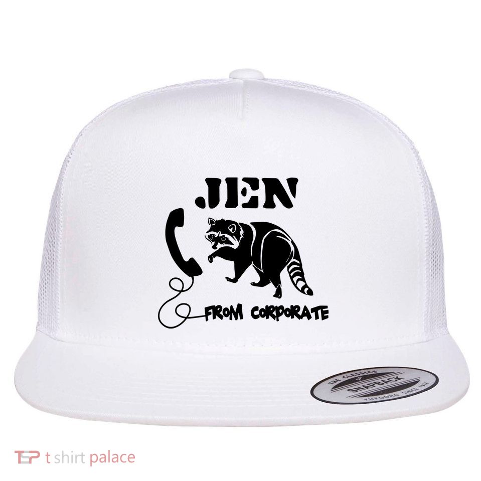 Jen From Corporate Flatbill Hat