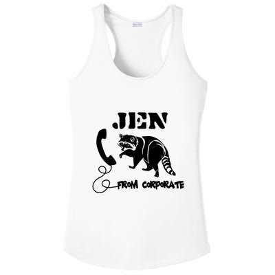Jen From Corporate Ladies PosiCharge Competitor Racerback Tank