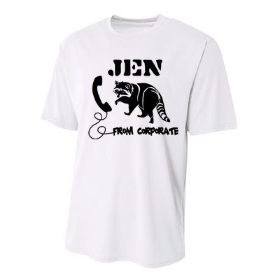 Jen From Corporate Performance Sprint T-Shirt