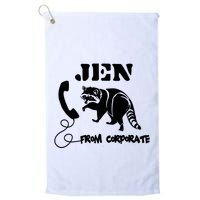 Jen From Corporate Golf Towel