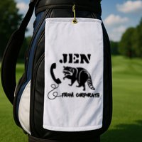 Jen From Corporate Golf Towel