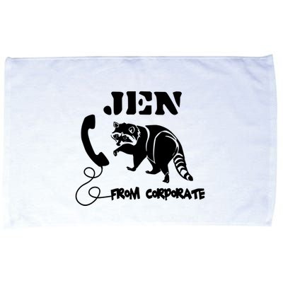 Jen From Corporate Microfiber Hand Towel
