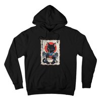 Japanese Funny Cat Ramen Graphic Cat Anime Hoodie