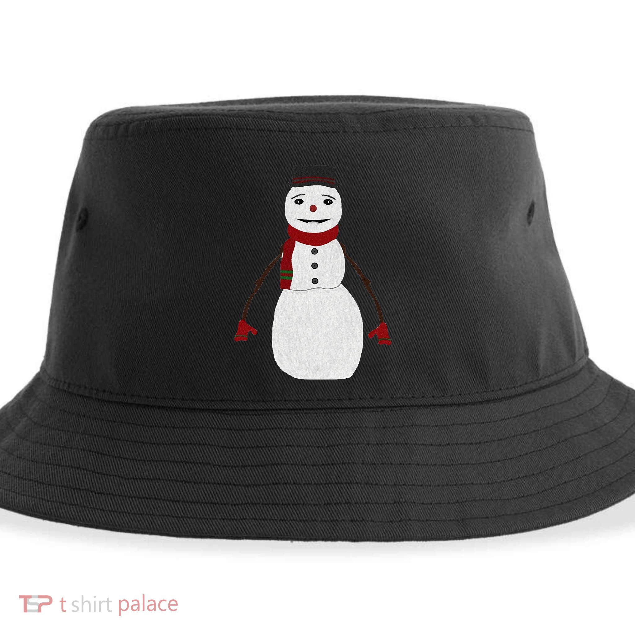 Jack Frost Costume Christmas Face Xmas Sustainable Bucket Hat