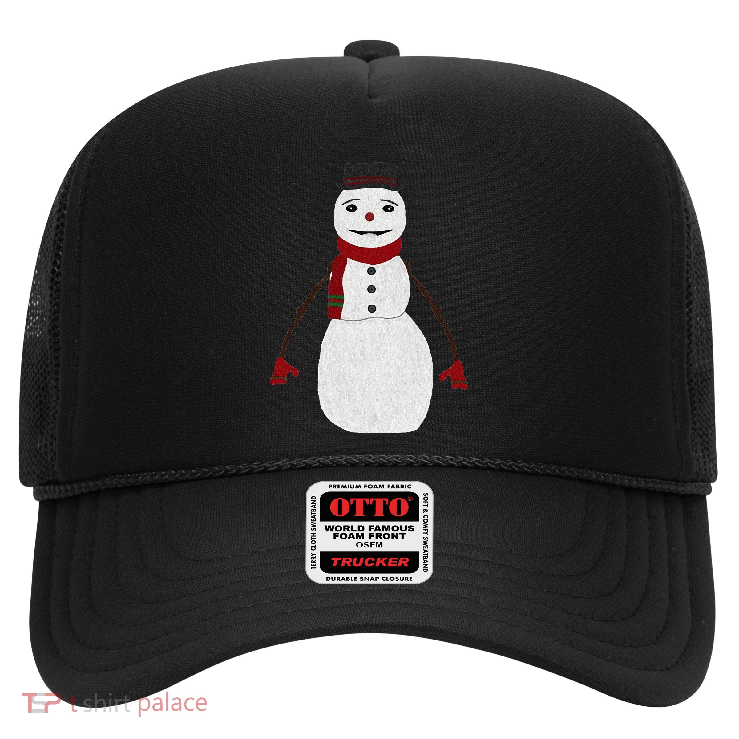 Jack Frost Costume Christmas Face Xmas Trucker Hat