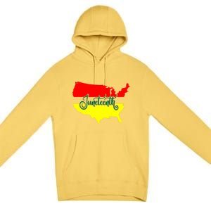 Juneteenth Freedom Day Black History American June 19th 1965 Funny Gift Premium Pullover Hoodie