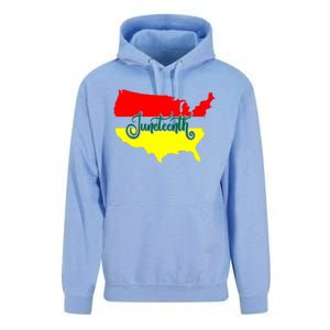 Juneteenth Freedom Day Black History American June 19th 1965 Funny Gift Unisex Surf Hoodie