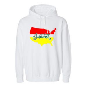 Juneteenth Freedom Day Black History American June 19th 1965 Funny Gift Garment-Dyed Fleece Hoodie