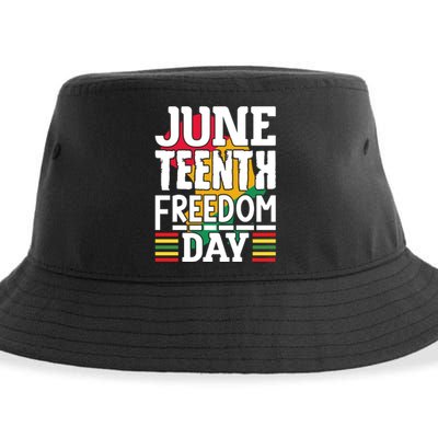 Juneteenth Freedom Day Sustainable Bucket Hat