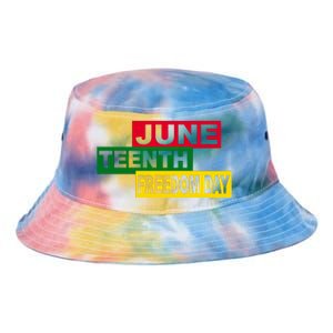 Juneteenth Freedom Day Tie Dye Newport Bucket Hat