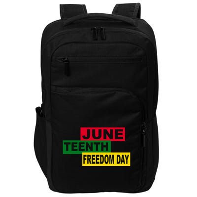 Juneteenth Freedom Day Impact Tech Backpack