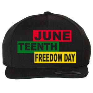 Juneteenth Freedom Day Wool Snapback Cap