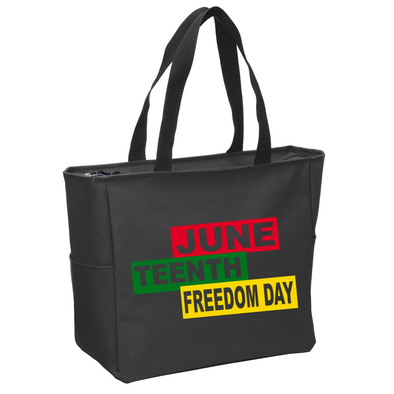 Juneteenth Freedom Day Zip Tote Bag