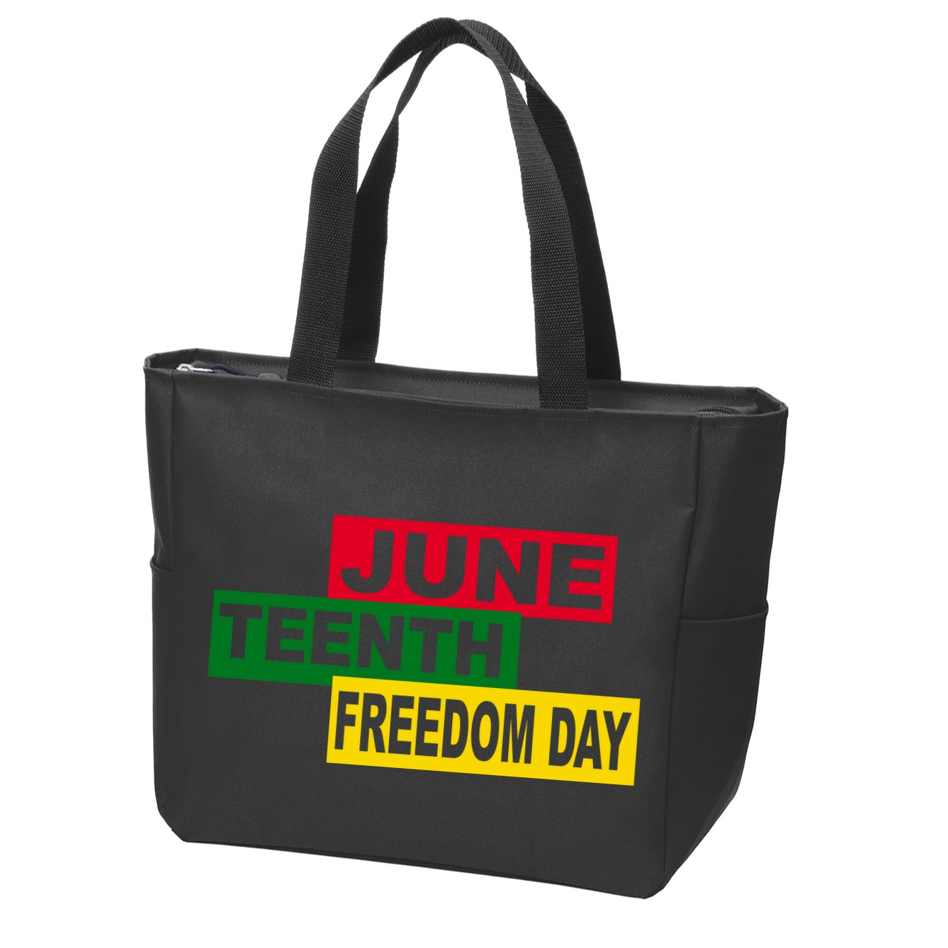 Juneteenth Freedom Day Zip Tote Bag