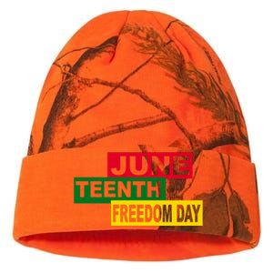 Juneteenth Freedom Day Kati Licensed 12" Camo Beanie