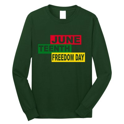 Juneteenth Freedom Day Long Sleeve Shirt