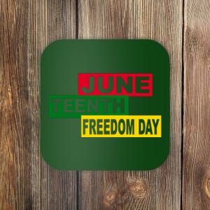 Juneteenth Freedom Day Coaster