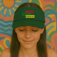 Juneteenth Freedom Day Visor