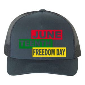 Juneteenth Freedom Day Yupoong Adult 5-Panel Trucker Hat