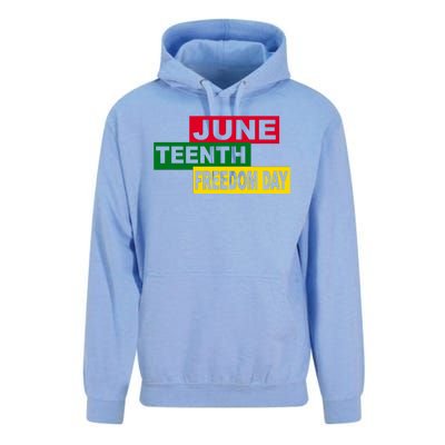 Juneteenth Freedom Day Unisex Surf Hoodie