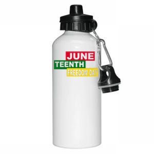 Juneteenth Freedom Day Aluminum Water Bottle