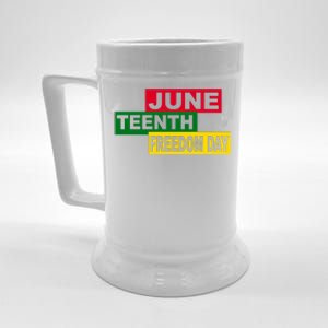 Juneteenth Freedom Day Beer Stein