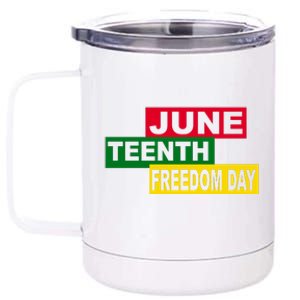 Juneteenth Freedom Day 12 oz Stainless Steel Tumbler Cup