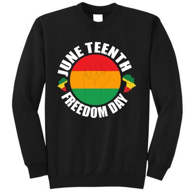 Juneteenth Freedom Day Pride Graphic Sweatshirt