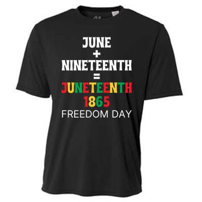 Juneteenth Freedom Day Celebration Cooling Performance Crew T-Shirt