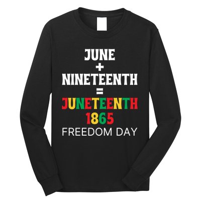 Juneteenth Freedom Day Celebration Long Sleeve Shirt