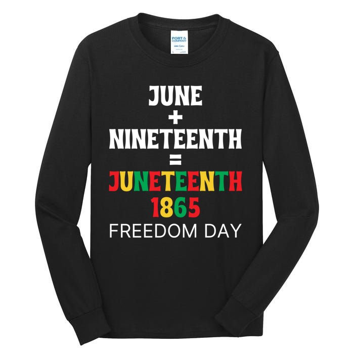 Juneteenth Freedom Day Celebration Tall Long Sleeve T-Shirt