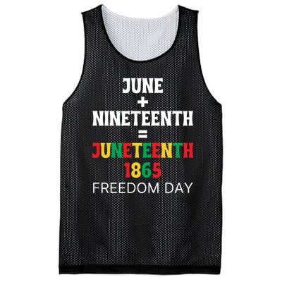 Juneteenth Freedom Day Celebration Mesh Reversible Basketball Jersey Tank